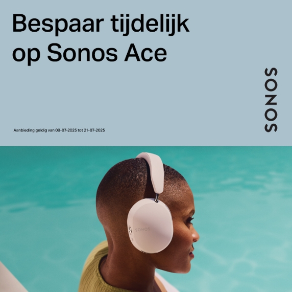 De Sonos ACE draadloze hoofdtelefoon tijdelijk in Promo!